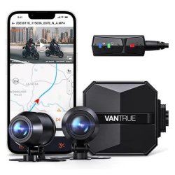 Vantrue Falcon 1 F1 kamera motocyklowa - rejestrator jazdy 2CH 4K + Full HD 1080p / WiFi / GPS