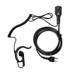 KOMUNICA PWR-PRO-S mikrofonosłuchawka bardzo dobrej jakości 2-pin Yaesu, Vertex, Icom, Maxon, Rexon, Alan 42