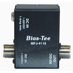 MFJ-4116 Trójnik bias tee - blok zasilania niskim napięciem przez kabel koncentryczny
