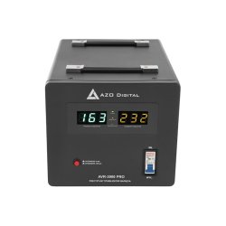AZO AVR-3000 PRO stabilizator napięcia 3000VA / 3000W, 150÷260 V / 230 V, precyzja 3%, czysty SINUS - np. do agregatu prądotwórczego