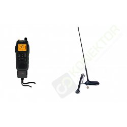 President Randy III + antena CB Virginia 50cm dyskretny zestaw CB radio