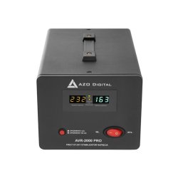 AZO AVR-2000 PRO stabilizator napięcia 2000VA / 2000W, 150÷260 V / 230 V, precyzja 3%, czysty SINUS - np. do agregatu prądotwórczego