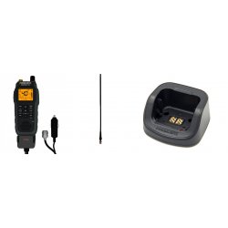 Zestaw President Randy III CB radio ręczne + antena HYFLEX 54cm + stacja biurkowa