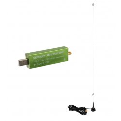 Zestaw S300U V2 RTL-SDR RTL2832U + antena Radiora UT-108 - odbiornik SDR szerokopasmowy 25-1750MHz + antena 50cm SMA-M